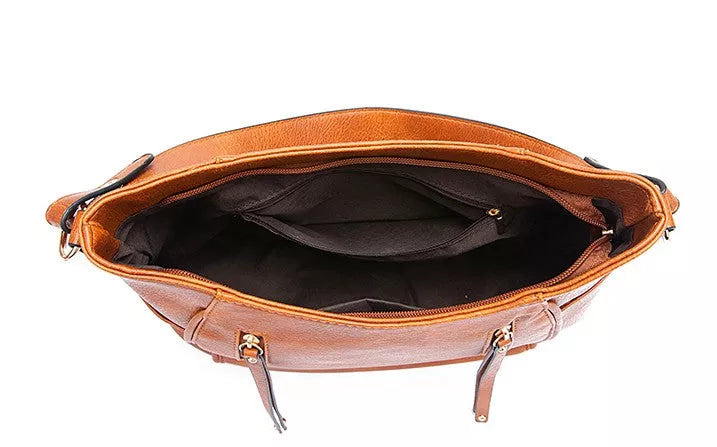 Susanne - Damen Vintage Leder Tasche