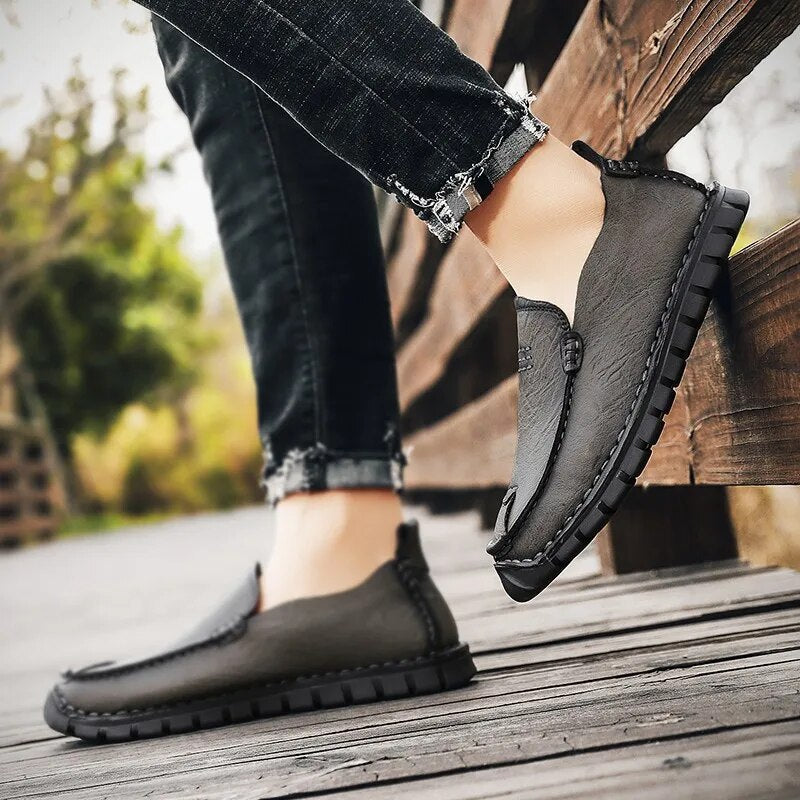 Michael - Elegante Und Handgefertigte Loafer Aus Leder