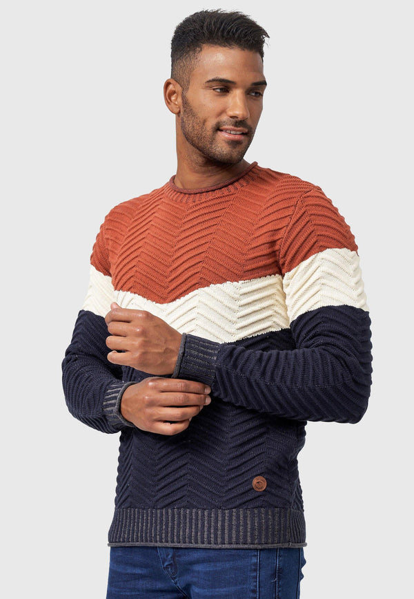 Damien - Vielseitiger Herren Strickpullover