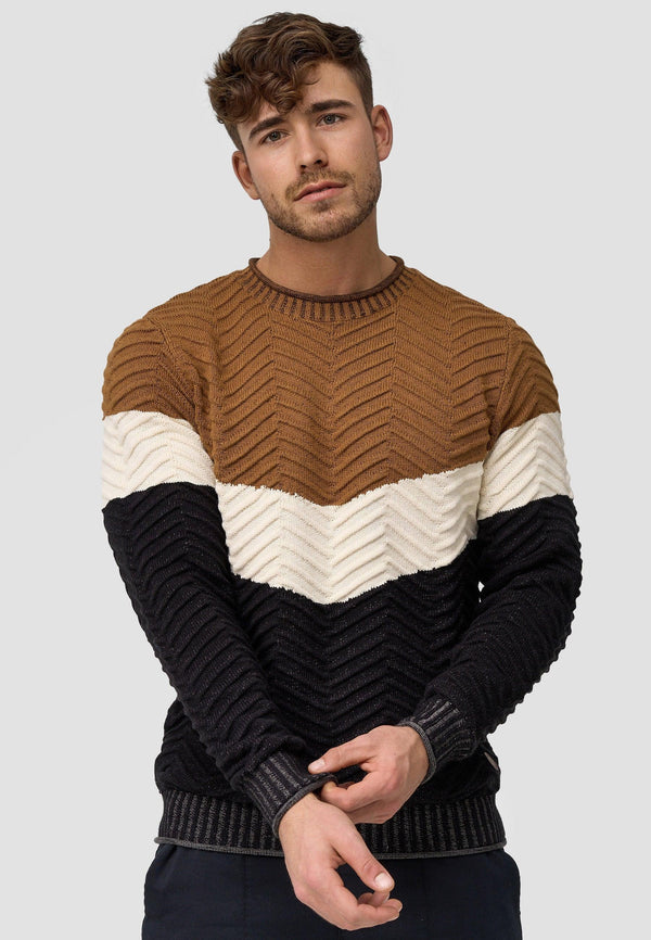 Damien - Vielseitiger Herren Strickpullover