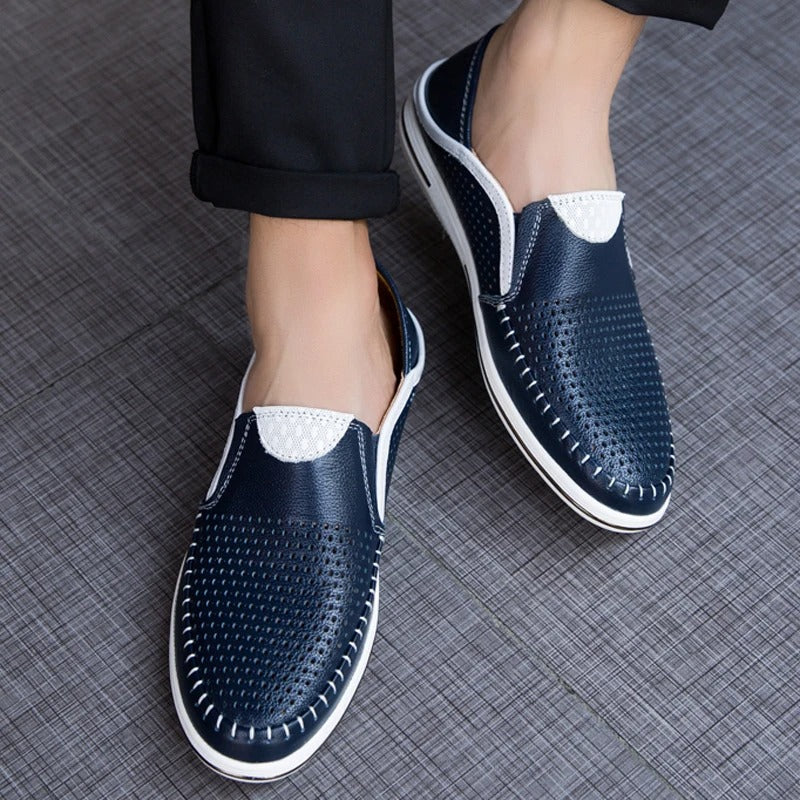 Edy - Atmungsaktive Loafers aus Leder