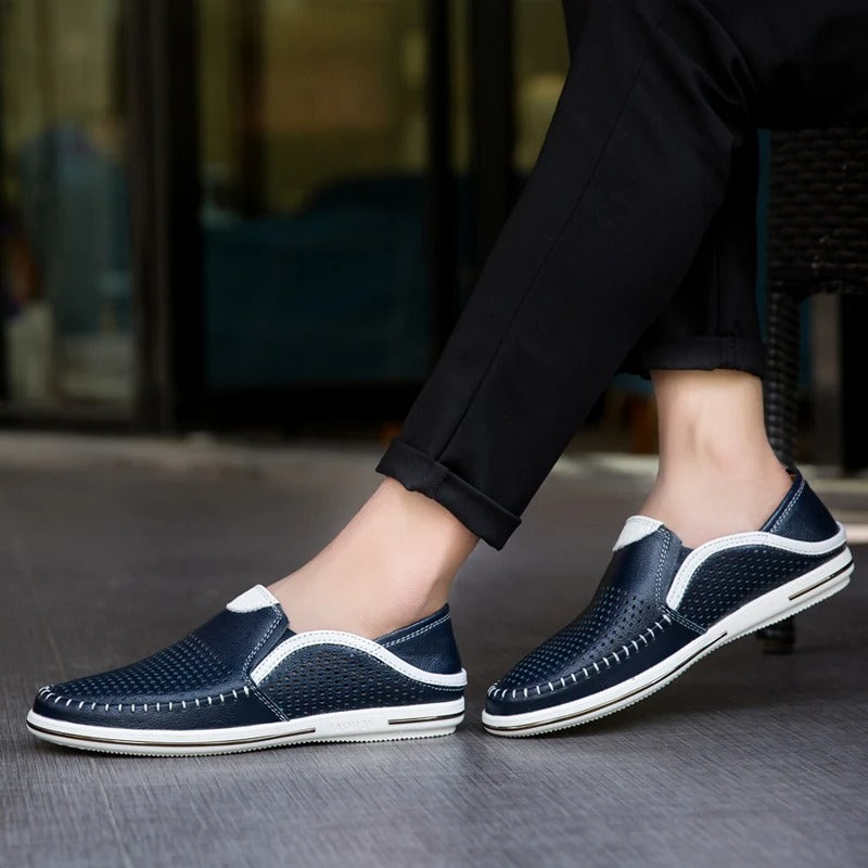 Edy - Atmungsaktive Loafers aus Leder