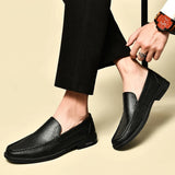 Luke - Schlanke und Bequeme Leder-Loafer