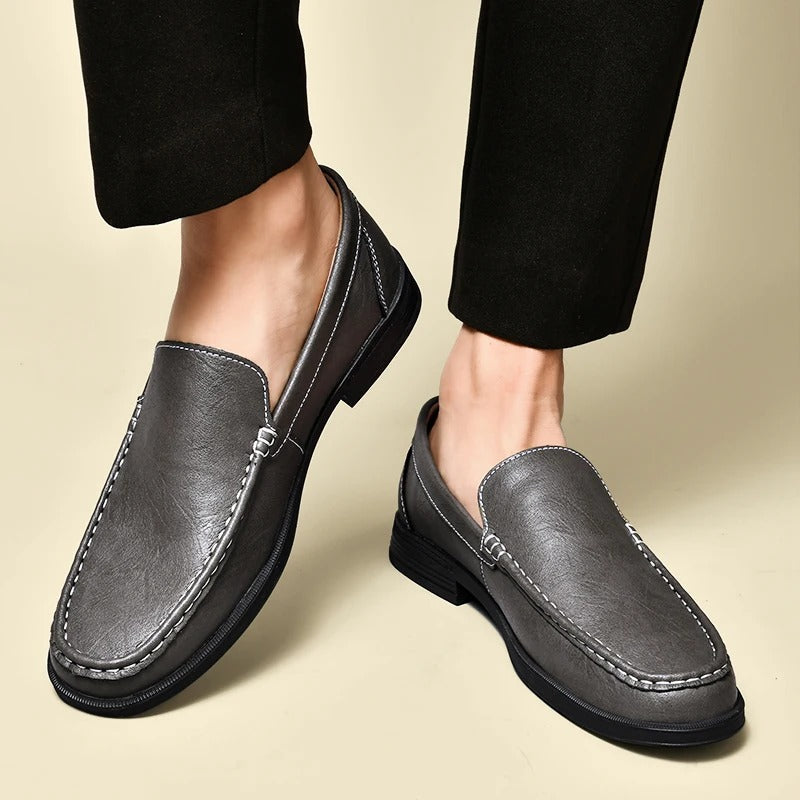 Luke - Schlanke und Bequeme Leder-Loafer