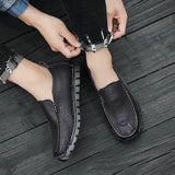 Michael - Elegante Und Handgefertigte Loafer Aus Leder