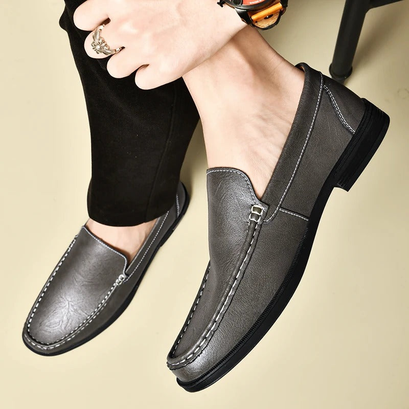 Luke - Schlanke und Bequeme Leder-Loafer