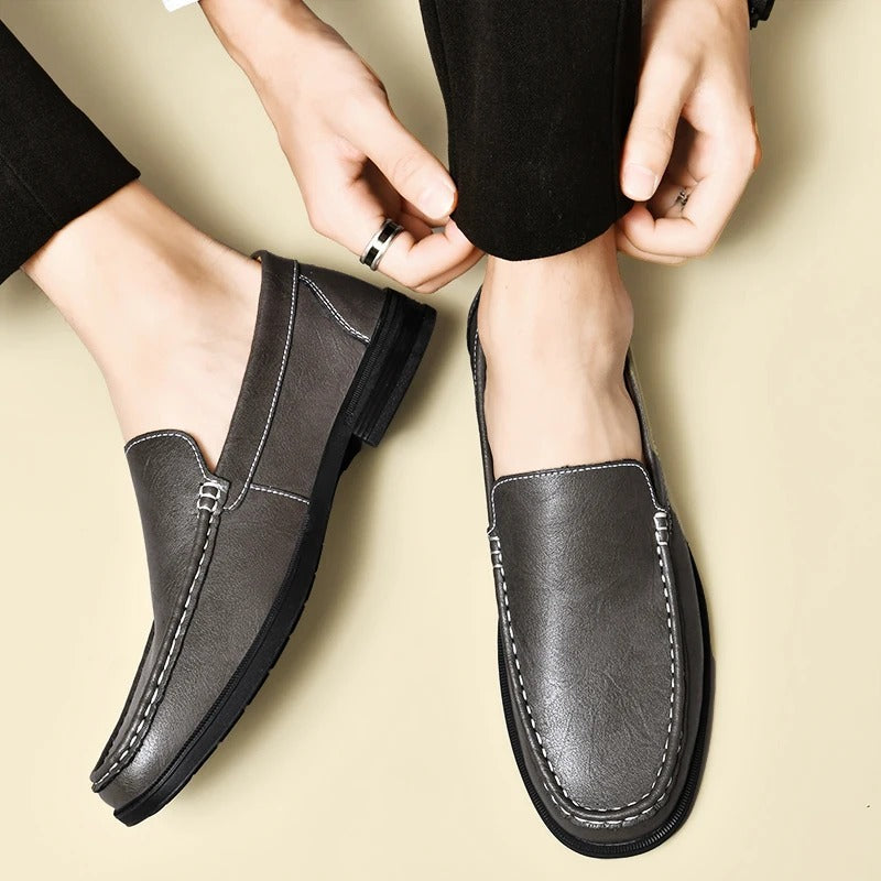 Luke - Schlanke und Bequeme Leder-Loafer