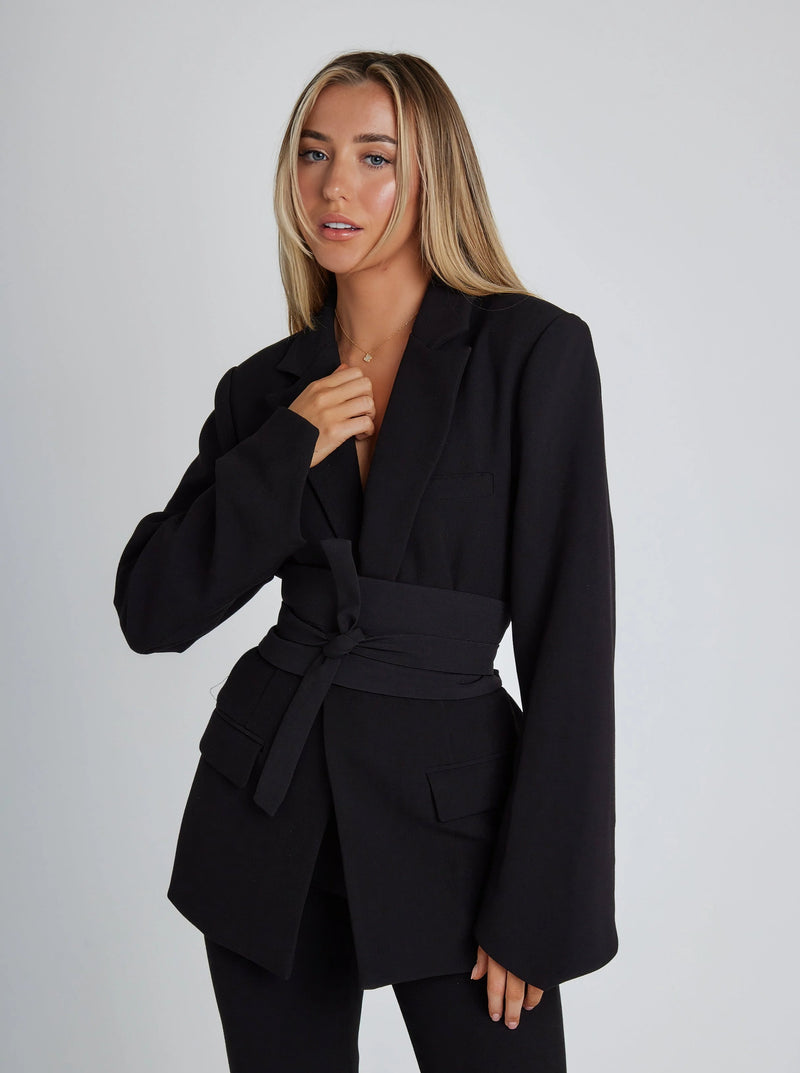 Diane - Damen Blazer mit Gürtel