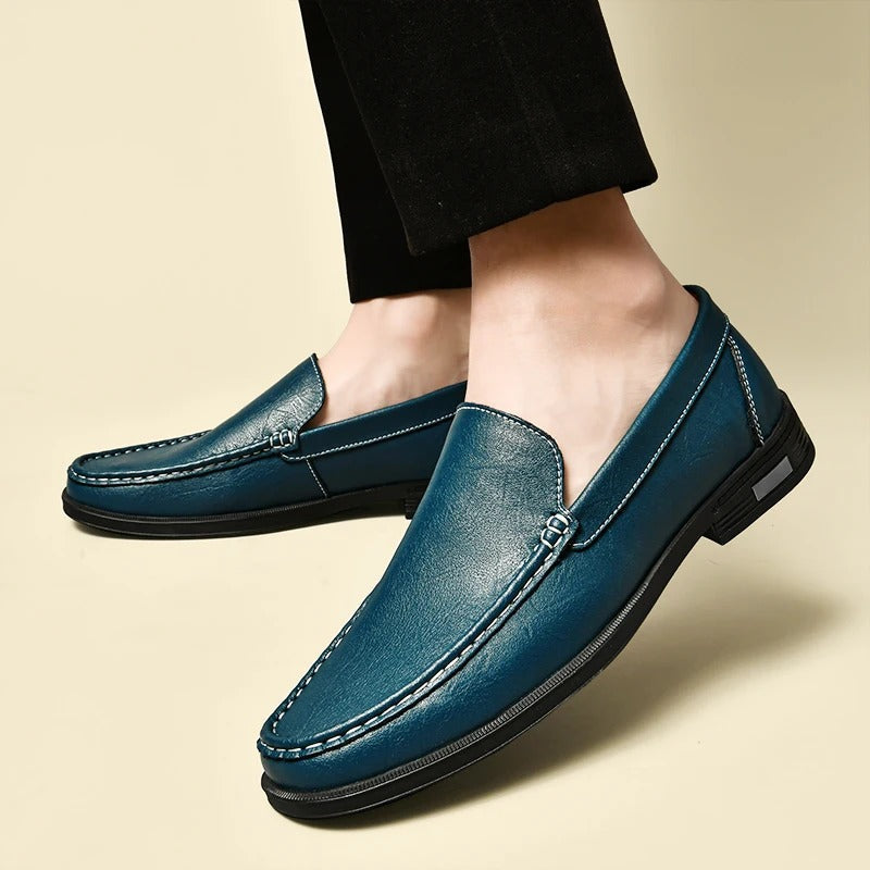 Luke - Schlanke und Bequeme Leder-Loafer