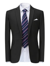 Mack - Klassischer einfarbiger Herren-Blazer