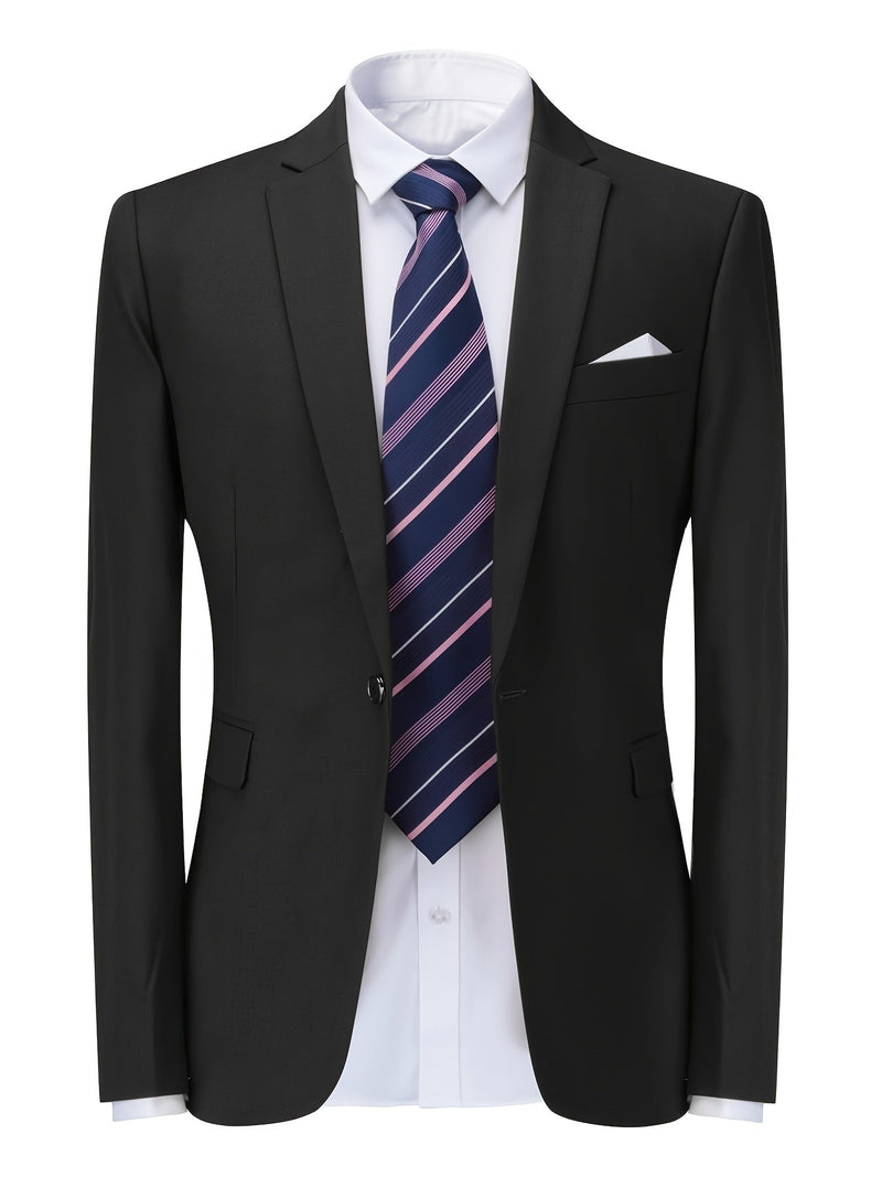 Mack - Klassischer einfarbiger Herren-Blazer