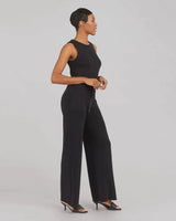 Mylah - Ärmelloses Jumpsuit mit weitem Bein