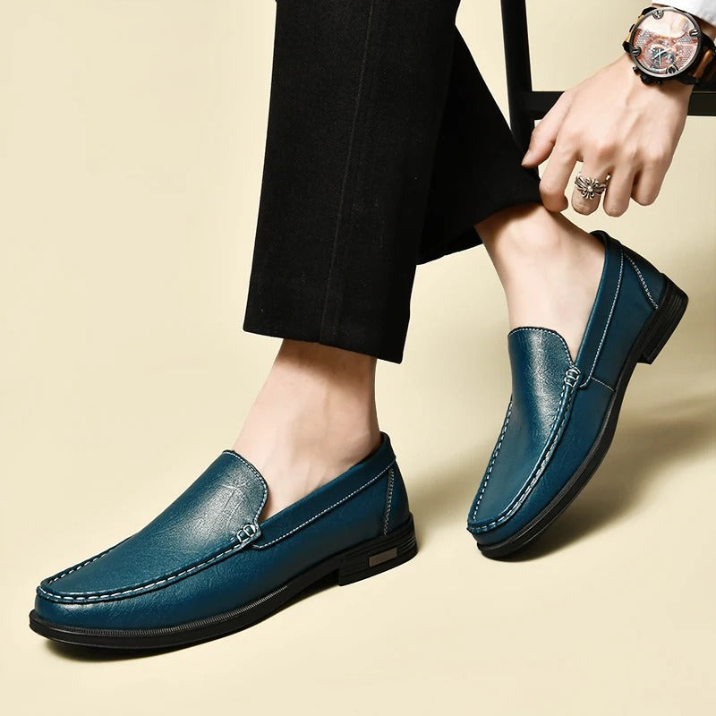 Luke - Schlanke und Bequeme Leder-Loafer