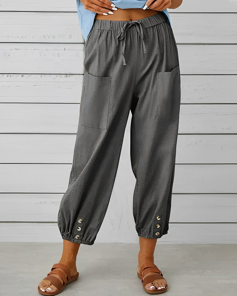 Jimena - Vintage Leinenhose