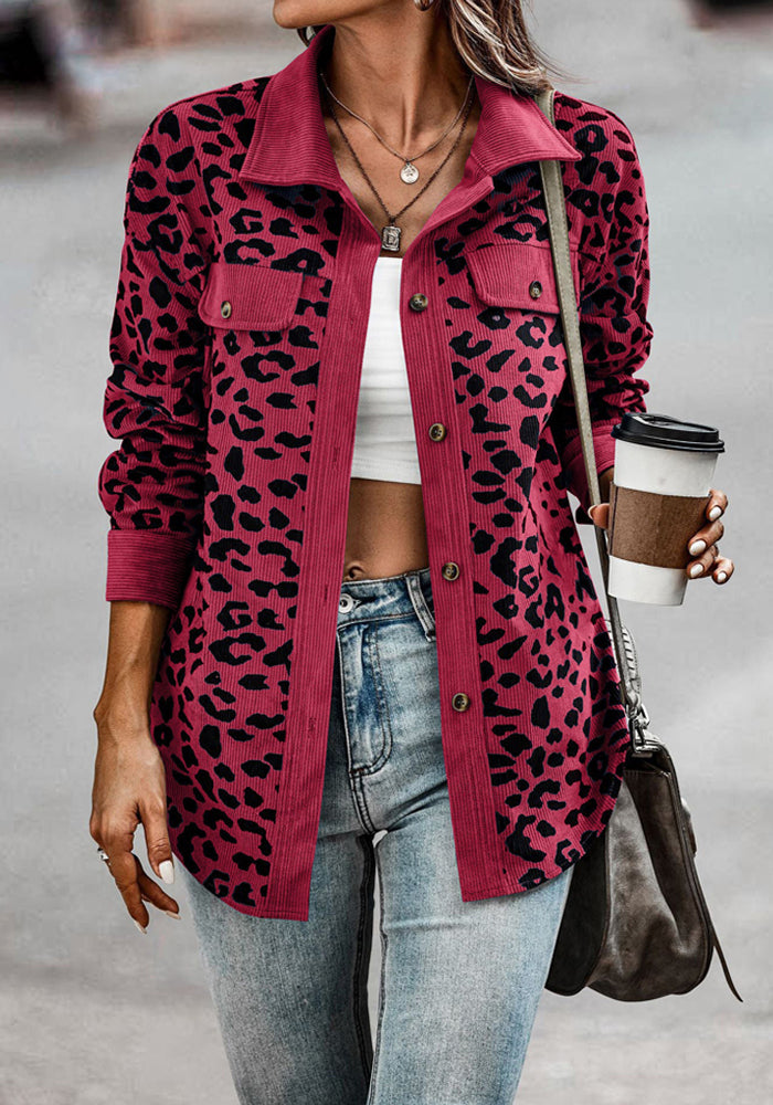 Maddy -  Jacke mit Leopardenmuster