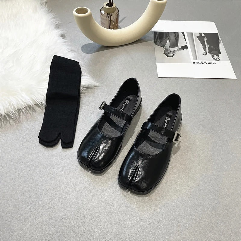 Priscilla - Klassische und Elegante Split-Toe Schuhe