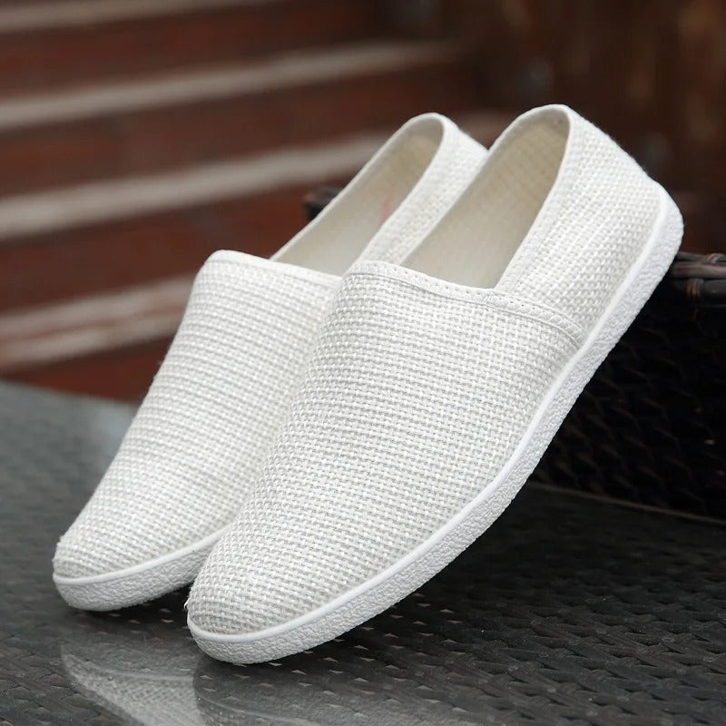 Nicky - Bequeme Leinen-Loafer