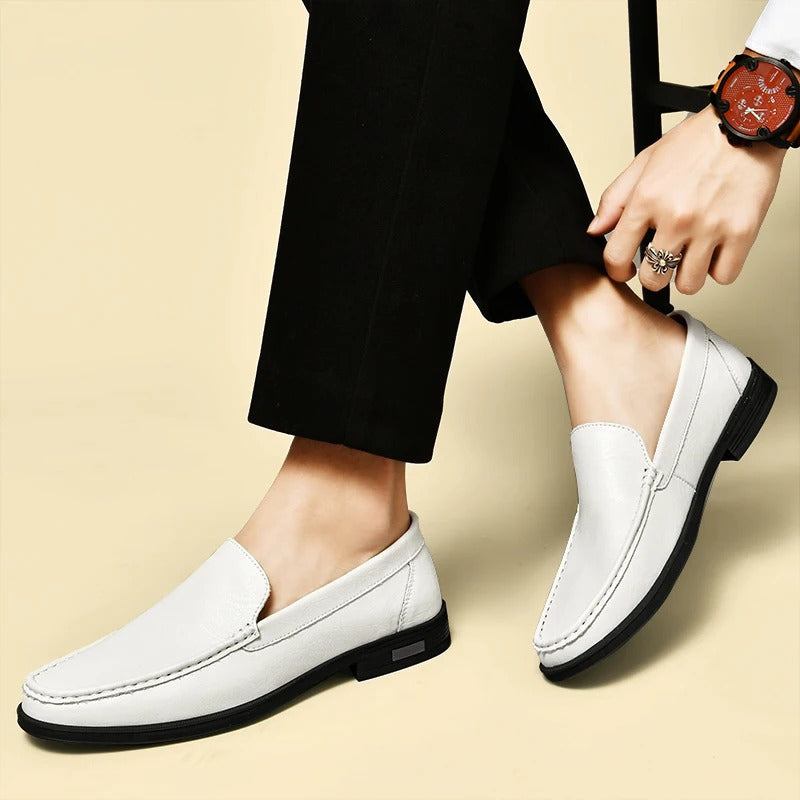 Luke - Schlanke und Bequeme Leder-Loafer