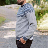 Shawn - Blauer Pullover