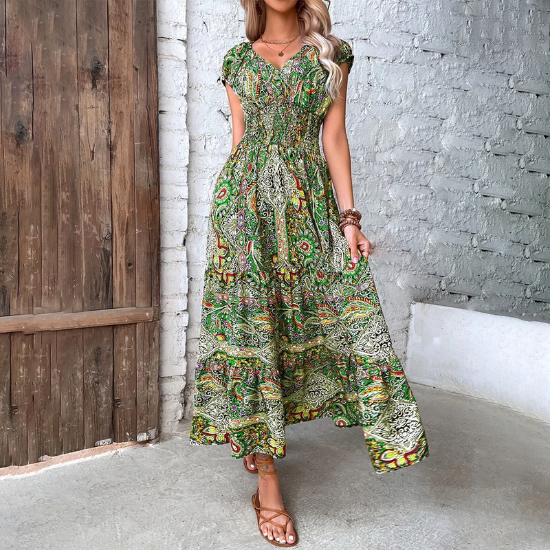 Elvira - Stilvolles Boho-Kleid