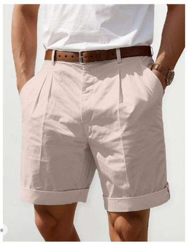 Mario - Herren Sommer Leinen Shorts