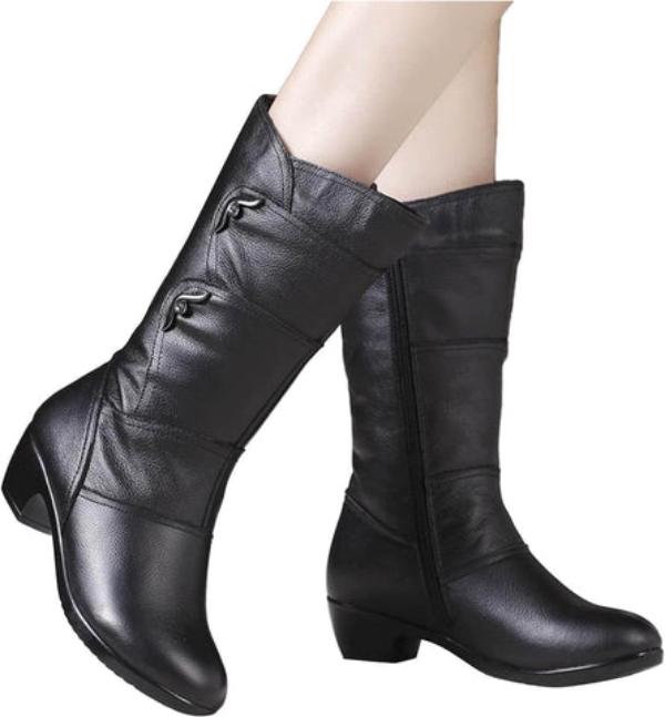 Charlize - Stylische Lederstiefel