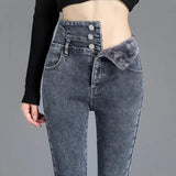 Marissa - Fleece Skinny Jeans