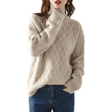 Kira - Eleganter Damen-Rollkragenpullover