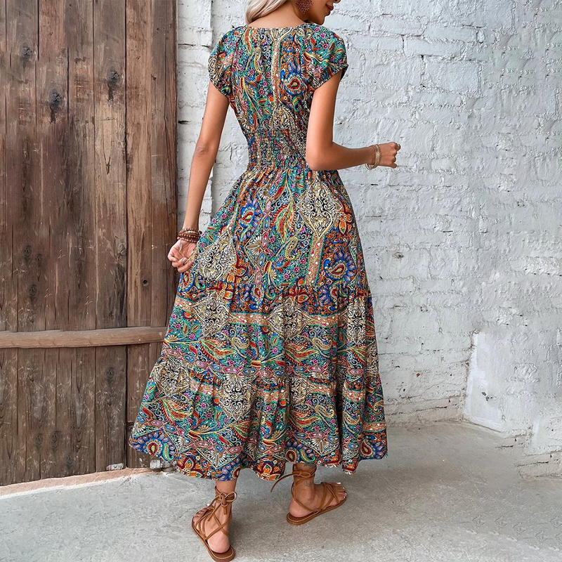 Elvira - Stilvolles Boho-Kleid