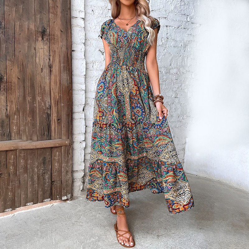 Elvira - Stilvolles Boho-Kleid