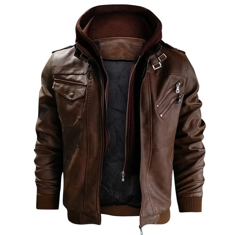 Nolan - Herren Vintage Lederjacke