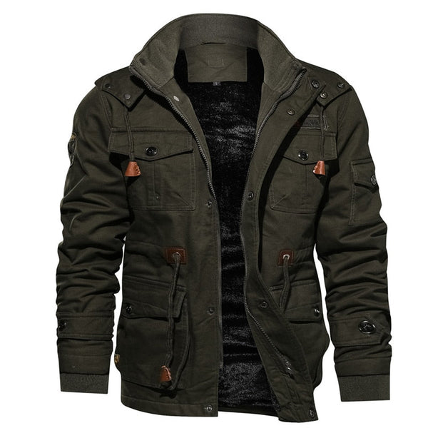 Arvind - Herren Vintage Cargo-Jacke