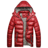 Ezra - Herren Winterjacke mit Kapuze