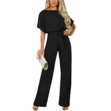 Zeny - Hochgeschnürter Jumpsuit mit hoher Taille