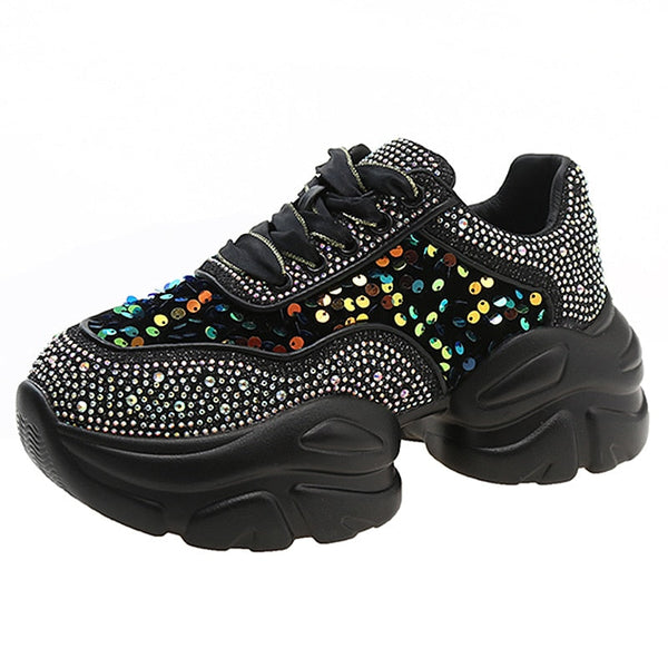 Indy - Damen Sneaker mit Glitzer