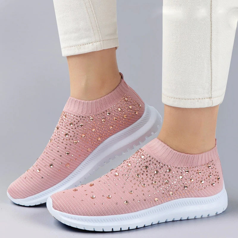 Tatienne - Glitzer Sockensneaker für Frauen