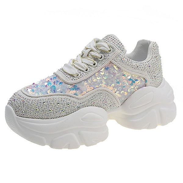 Indy - Damen Sneaker mit Glitzer