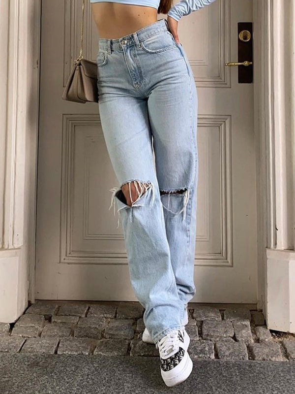 Leona - Vintage-Denim-Hose für Damen