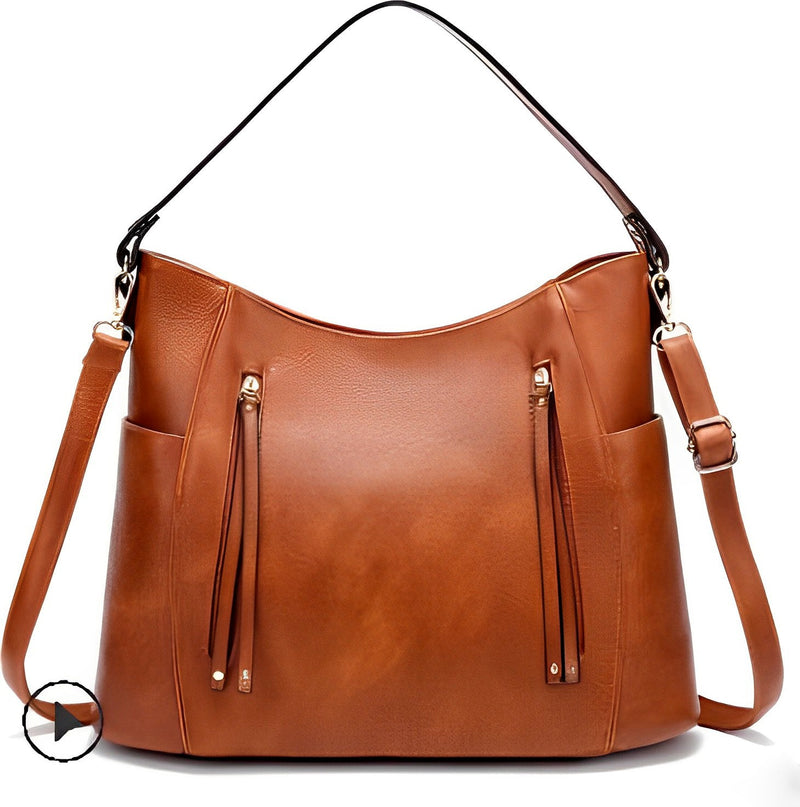 Susanne - Damen Vintage Leder Tasche