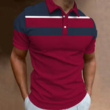 Sidney - Gestreiftes Kurzarm-Poloshirt