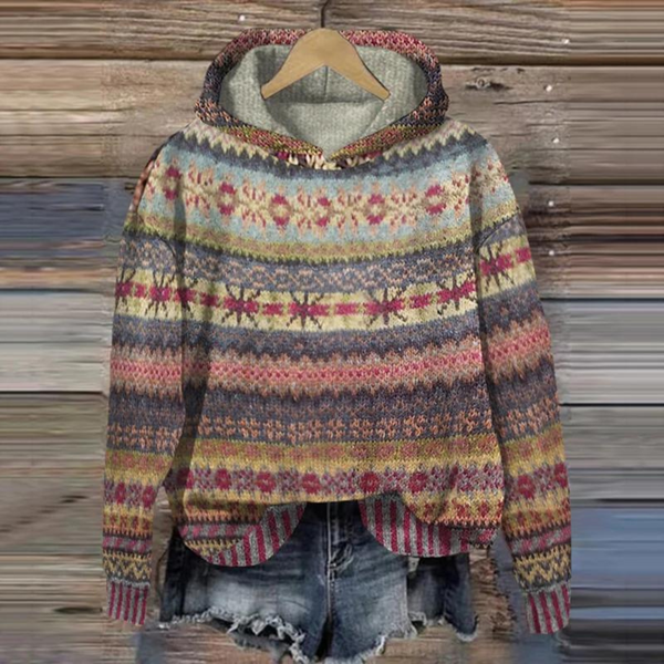 Kaliyah - Ethnischer Kapuzenpullover