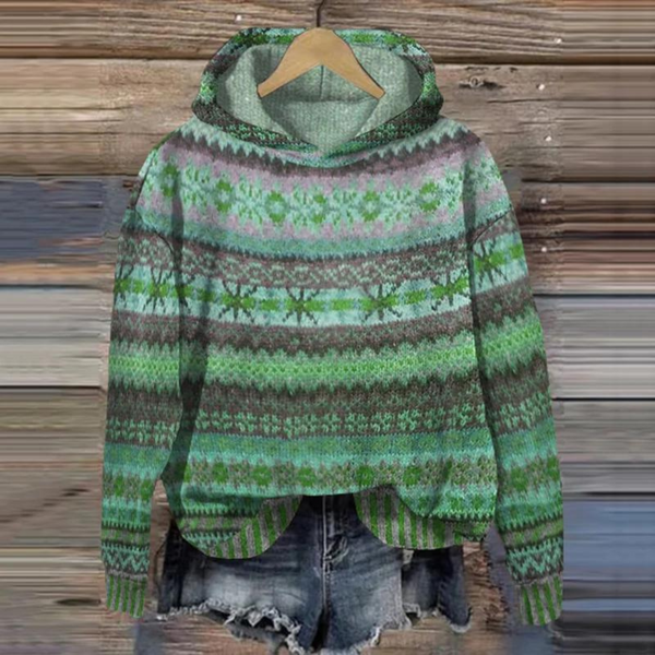 Kaliyah - Ethnischer Kapuzenpullover